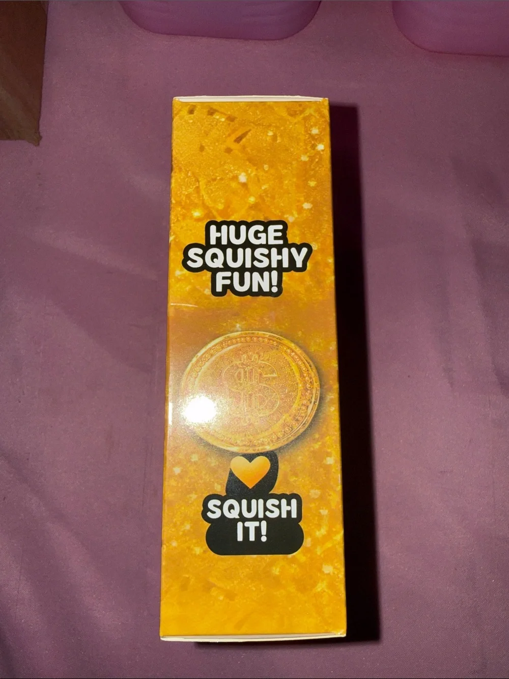 🛍 JUMBO COIN SQUISHY, SUPER SOFT, SLOW RISE Squishy Toy - #GOLD